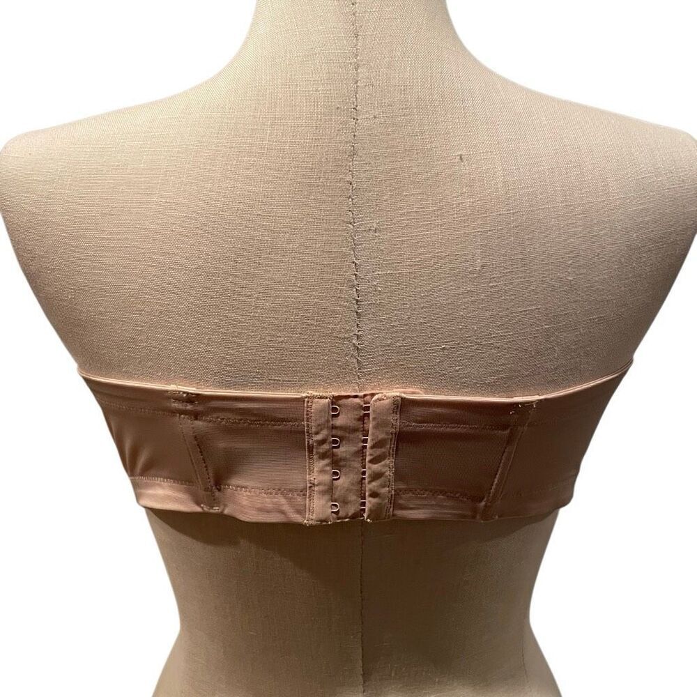 Wacoal Womens Red Carpet Full Figure Underwire Strapless Bra 42DD Nude 854119 - Picture 2 of 5